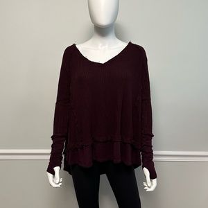 Free People Oversized long sleeve